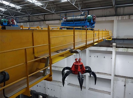 Grab Overhead Crane For Garbage