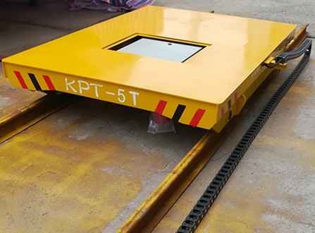 KPT Rail Transfer Cart Powered by Drag Chain Cable